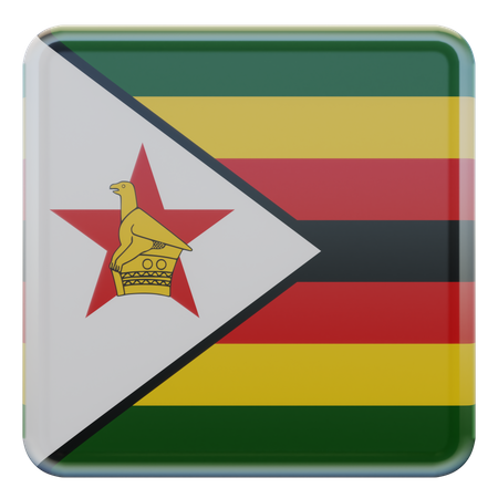 Bandera de zimbabwe  3D Flag