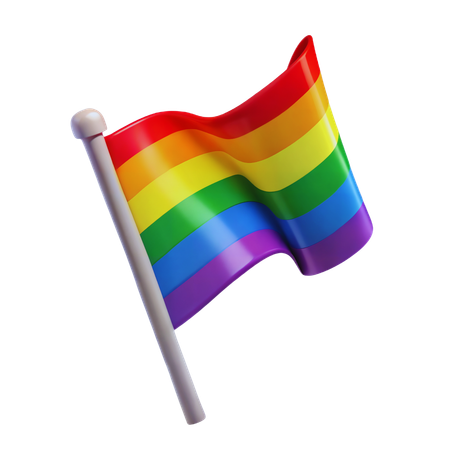Bandera del orgullo  3D Icon