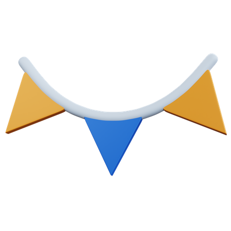Bandera del partido  3D Icon