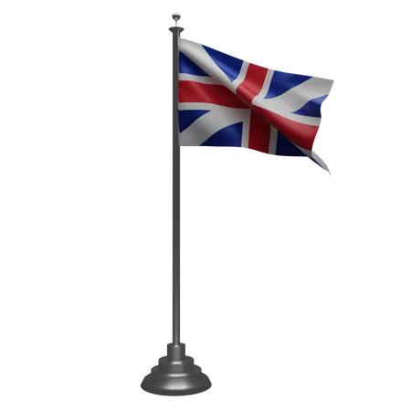 Bandera del reino unido  3D Illustration