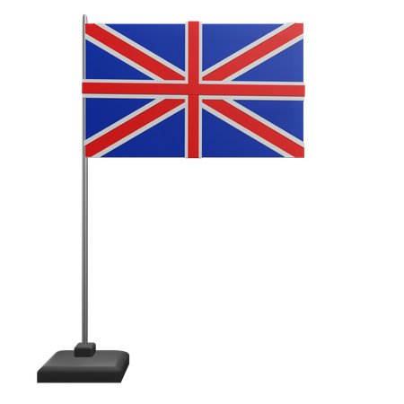 Bandera del reino unido  3D Icon