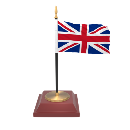 Bandera del reino unido  3D Icon