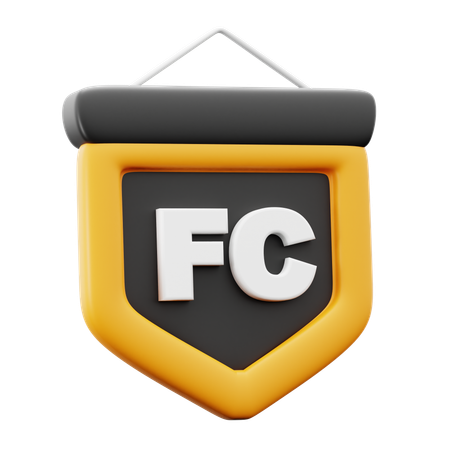 Bandera fc  3D Icon