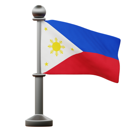 Bandera filipina  3D Icon