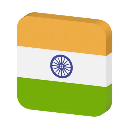 Bandera india  3D Icon