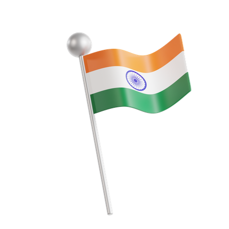 Bandera india  3D Icon