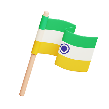 Bandera india  3D Icon