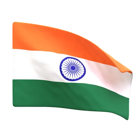 Bandera india  3D Icon