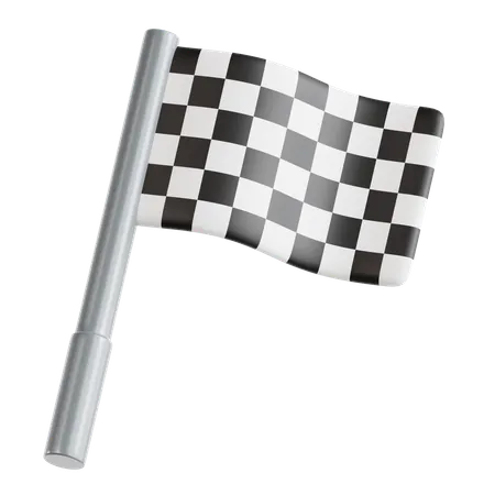 Bandera de inicio  3D Icon