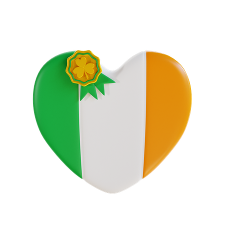 Bandera irlandesa  3D Icon