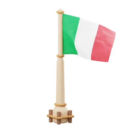 Bandera de italia  3D Icon