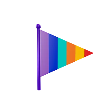 Bandera lgbtq  3D Icon