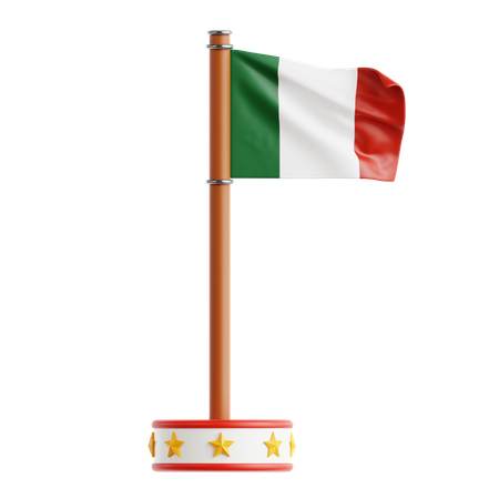 Bandera mexicana  3D Icon