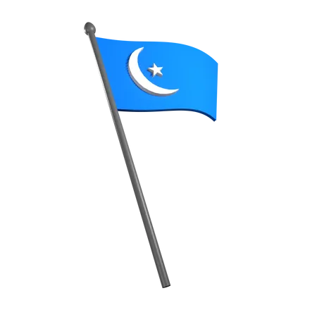 Bandera nacional  3D Icon