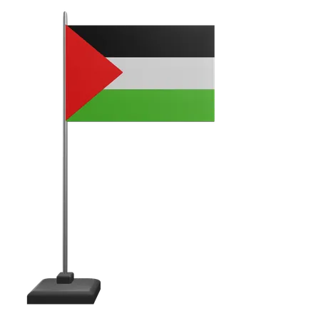 Bandera Palestina  3D Icon