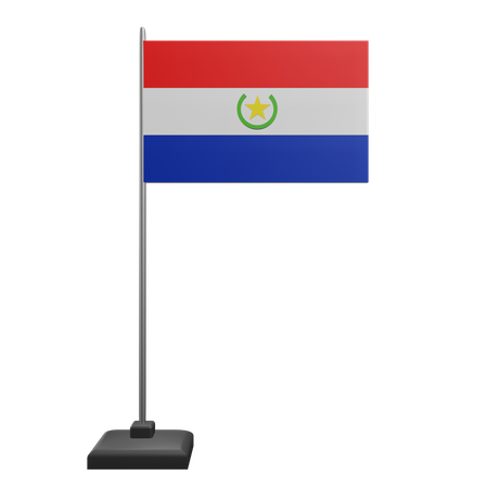 Bandera paraguaya  3D Icon