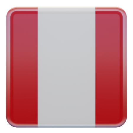 Bandera de perú  3D Flag