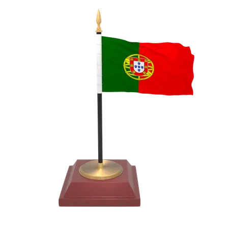 Bandera de portugal  3D Icon