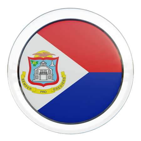 Bandera de Sint Maarten  3D Flag