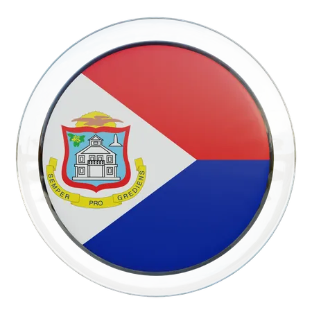 Bandera de Sint Maarten  3D Flag