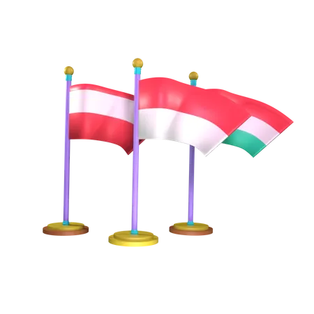 Banderas  3D Icon
