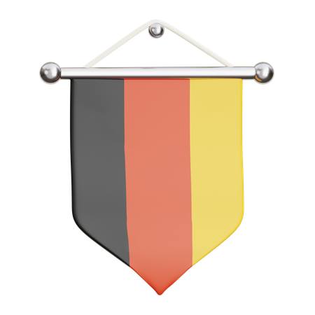 Banderín de alemania  3D Icon