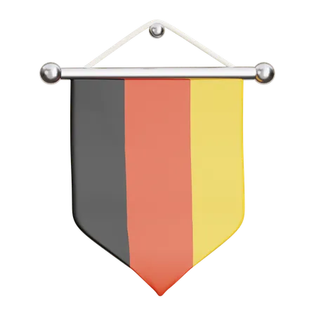 Banderín de alemania  3D Icon