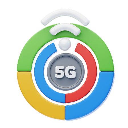 Bandes de fréquence  3D Icon