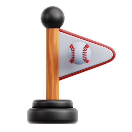 Bandiera del baseball  3D Icon