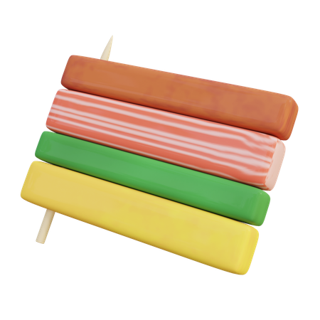 盗賊串刺し  3D Icon