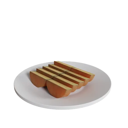 Bandros On A Plate  3D Icon