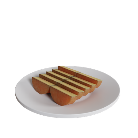 Bandros On A Plate  3D Icon