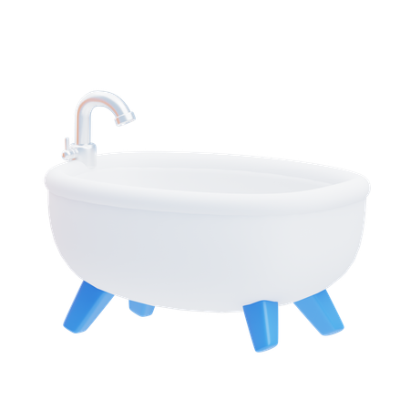 Bañera  3D Icon