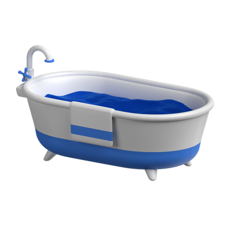 Bañera  3D Icon