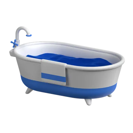 Bañera  3D Icon