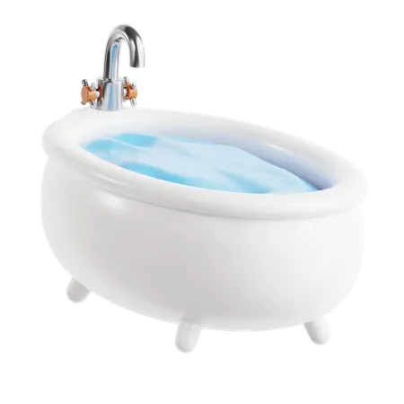 Bañera  3D Icon