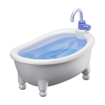 Bañera  3D Icon