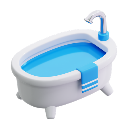 Bañera  3D Icon