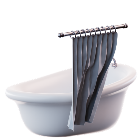 Bañera  3D Icon