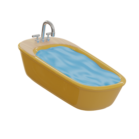 Bañera  3D Icon