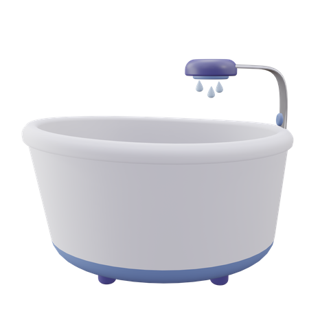 Bañera  3D Icon