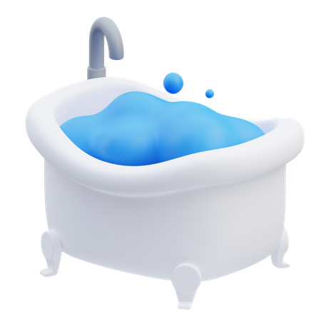 Bañera  3D Icon