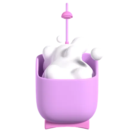 Tina de baño  3D Illustration