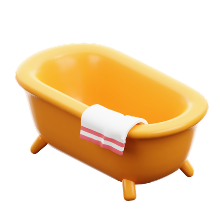 Bañera  3D Icon