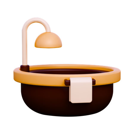 Bañera  3D Icon