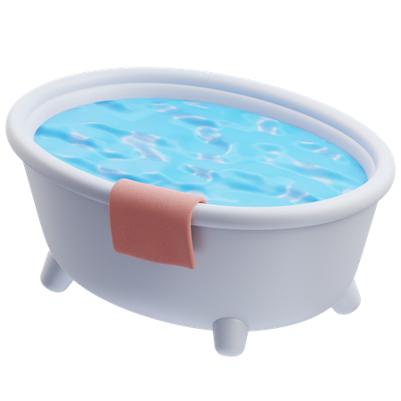 Bañera  3D Icon