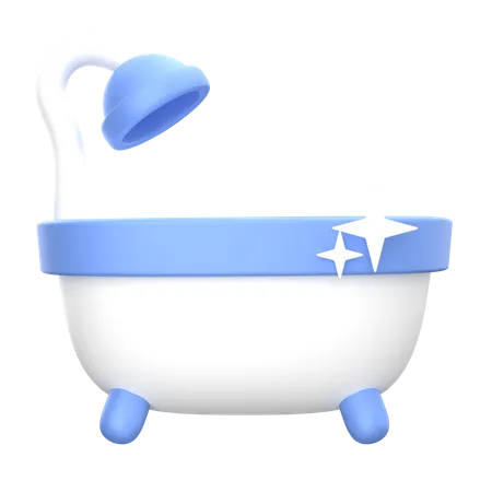 Tina de baño  3D Icon