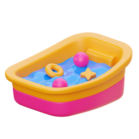 Bañera de bebé  3D Icon