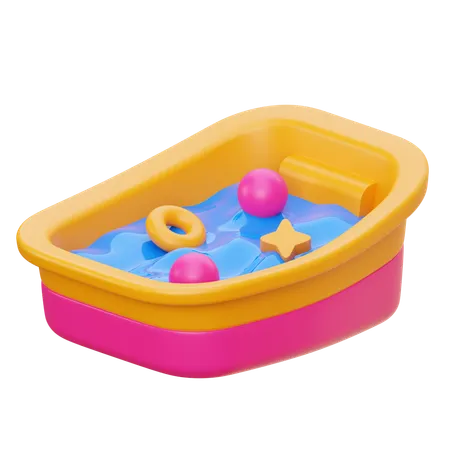 Bañera de bebé  3D Icon