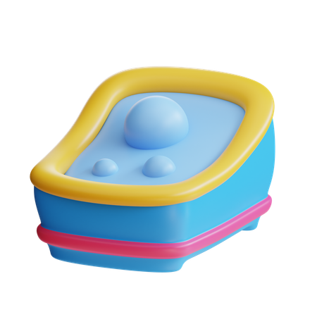 Bañera de bebé  3D Icon